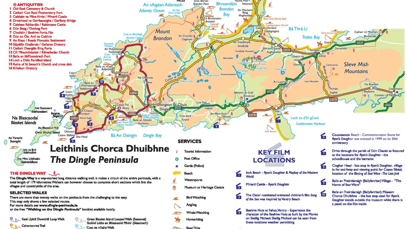 Dingle-Peninsula-Map-up-to-date-June-2019